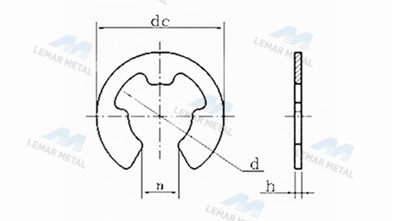 E Rings Retaining Washers E Rings Retaining Washers
