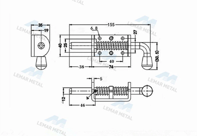 Barrel Latch With Grip Heavy Duty Barrel Latch With Grip Heavy Duty
